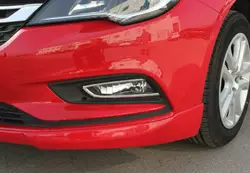 Окантовка протитуманних ліхтарів OmsaLine (2 шт., нерж.) для Opel Astra K 2016-2021рр
