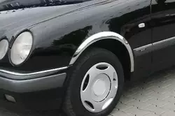 Накладки на арки (4 шт, нерж) для Mercedes E-сlass W210 1995-2002 рр