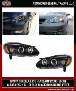 Передня оптика (2 шт, LED) для Toyota Corolla 2002-2007 років