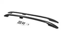 Рейлінги OmsaLine Solid (2 шт, чорні) для Subaru XV 2011-2017 рр