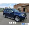 Бокові пороги Premium (2 шт., нерж.) Ø60 для Dacia Duster 2018-2024 рр