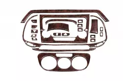 Накладки на панель (2015-2024) Карбон для Fiat Doblo II рр