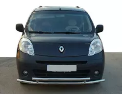 Передній захист ST014 (нерж.) d60/60 для Renault Kangoo 2008-2020 рр