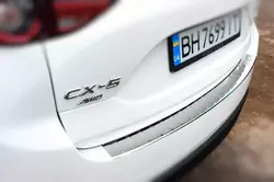 Накладка на задній бампер Carmos (нерж) для Mazda CX-5 2017-2024 рр