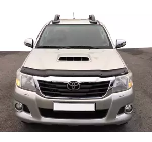 Дефлектор капота 2011-2015 (EuroCap) для Toyota Hilux рр
