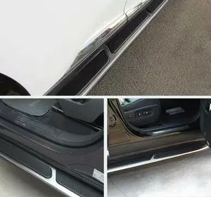 Бокові пороги Оригінал V2 (2 шт, алюміній) для Lexus RX 2009-2015 рр
