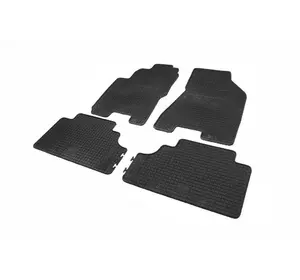 Гумові килимки (4 шт, Polytep) для Kia Sportage 2004-2010 рр