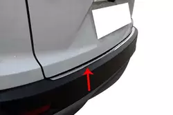 Накладка на задній бампер (нерж) для Honda CRV 2017-2022 рр