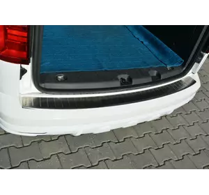Накладки на задній бампер OmsaLine (нерж) для Volkswagen Caddy 2015-2020 рр