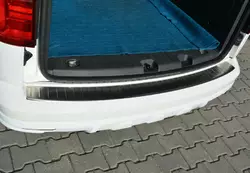 Накладки на задній бампер OmsaLine (нерж) для Volkswagen Caddy 2015-2020 рр