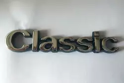 Напис Classic (під оригінал) для Volkswagen Polo 1994-2001 рр