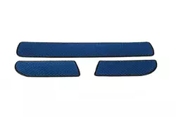 Поліуретанові килимки на пороги (3 шт., EVA, Синій) для Mercedes Sprinter W907/W910 2018-2024 рр