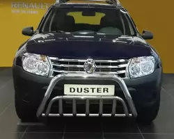 Кенгурятник WT002 (нерж) для Renault Duster 2008-2017 рр