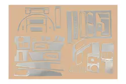 Накладки на панель (Meric, 50 деталей) Алюміній для Mercedes Sprinter W906 2006-2018 рр