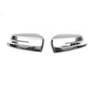 Накладки на дзеркала (2 шт, нерж.) для Mercedes CLA C117 2013-2019рр