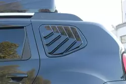 Накладки на задні вікна EuroCap (2 шт, ABS) для Dacia Duster 2008-2018 рр