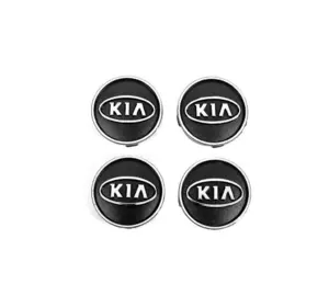 Ковпачки диски чорні kia60tur-bl (59мм на 55мм, 4 шт) для Тюнінг KIA