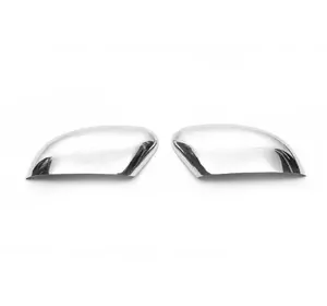 Накладки на дзеркала (2 шт., нерж) Carmos - Турецька сталь для Ford Focus III 2011-2017 рр