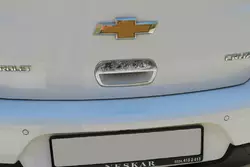 Накладка на ручку багажника (для версії HB, нерж.) Carmos - Турецька сталь для Chevrolet Cruze 2009-2015 рр