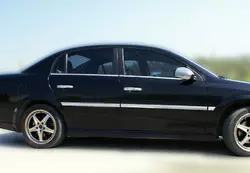 Зовнішня окантовка вікон (4 шт, нерж) OmsaLine - Італійська нержавійка для Opel Vectra C 2002-2008 років
