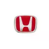 Емблема ( червона, самоклейка) 113мм на 93мм (між кріпленнями 50мм) для Тюнінг Honda