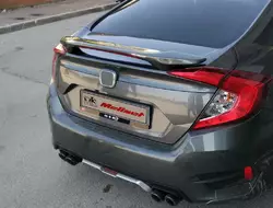 Спойлер Ісіклі (під фарбування) для Honda Civic Sedan X 2016-2021 рр