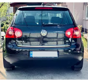 Кромка багажника (нерж) OmsaLine - Італійська нержавійка для Volkswagen Golf 5