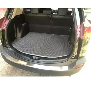 Килимок багажника з докаткою (EVA, чорний) для Toyota Rav 4 2013-2018 рр