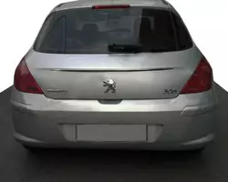 Хром планка над номером (нерж.) для Peugeot 308 2007-2013 рр