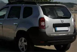 Кромка багажника (нерж.) OmsaLine - Італійська нержавійка для Dacia Duster 2008-2018 рр