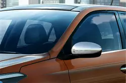 Накладки на дзеркала V1 (2 шт, нерж) для Hyundai I-20 2014-2020 рр