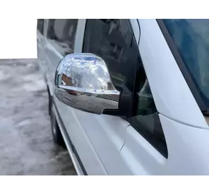 Накладки на дзеркала VITO 2004-2010 (2 шт) Хромований пластик для Mercedes Viano рр