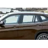 Нижні молдинги стекол (нерж.) 6 шт. для BMW X1 E-84 2009-2015рр