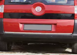 Кромка багажника (нерж.) для Peugeot Bipper 2008-2024 рр