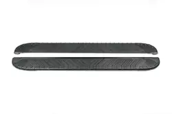 Бокові пороги Bosphorus Black (2 шт., алюміній) для Chevrolet Silverado 2019-2024рр