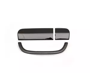 Накладка на ручку задніх дверей Чорний хром (нерж) для Mercedes Viano 2004-2015 рр