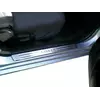 Накладки на пороги OmsaLine (4 шт, нерж) для Mitsubishi Lancer 9 2004-2008 рр