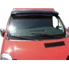 Козирьок на лобове скло (чорний глянець, 5мм) для Nissan Primastar 2002-2014рр