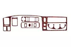 Накладки на панель (1996-2002) Карбон для Mitsubishi Pajero Sport