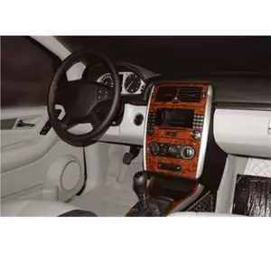 Накладки на панель Титан для Mercedes B-class W245 2005-2011 рр