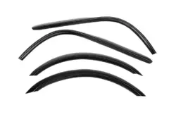 Накладки на арки (4 шт, чорні, ABS-пластик) для Daewoo Nexia