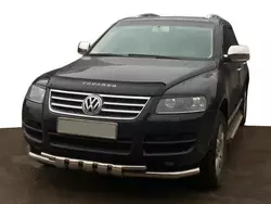 Кенгурятник ST015 (нерж) для Volkswagen Touareg 2002-2010 рр