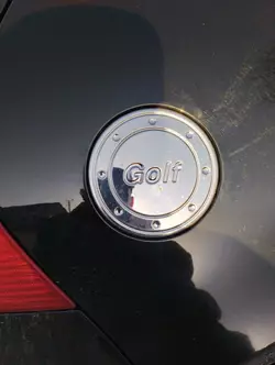Накладка на лючок бензобака (нерж) для Volkswagen Golf 4