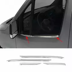 Окантовка стекол (4 шт, нерж) для Mercedes Sprinter W907/W910 2018-2024 рр