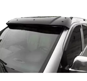 Козирьок на лобове скло (чорний глянець, 5мм) для Mercedes Viano 2004-2015 рр