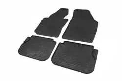 Гумові килимки (4 шт, Polytep) для Volkswagen Caddy 2015-2020 рр