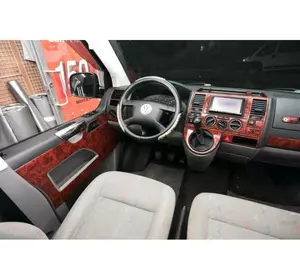 Накладки на панель Титан для Volkswagen T5 Caravelle 2004-2010 рр