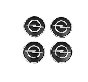 Ковпачки диски чорні o9555tur-bl (59мм на 55мм, 4 шт) для Тюнінг Opel