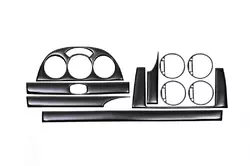 Накладки на панель Hatchback (Meric) Чорний рояль для Chevrolet Lacetti