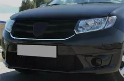 Накладка під решітку (1 шт., нерж.) для Dacia Logan MCV 2013-2020 рр